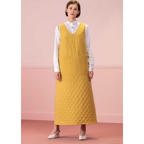 Kuaybe Gider Women Yellow Salopet Clothing 2020 All Seasons Fashion Style Daily Wear Long Sleeveless New Casual Comfortable