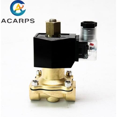 3/8" Brass Waterproof Solenoid Valve IP65 Normally Open Switch Valve Water Valve 220V 110V 24V 12V