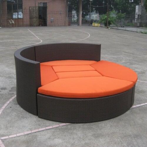 Hot sale good quality Garden PE rattan furniture Patio aluminum frame furniture set leisure sofa for outdoor transport by sea