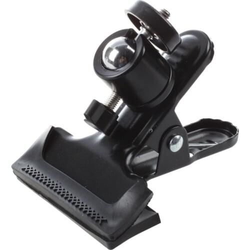 Metal Photo Studio Flash Spring Clamp Clip Mount With Ball Head--Black
