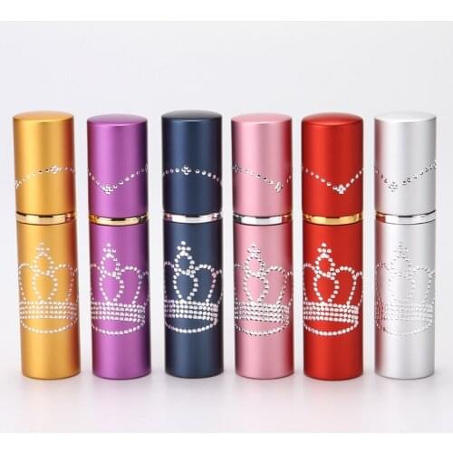 Perfume Refillable Bottle High Grade Spray Bottle Glass Traveling Portable Lotion Pump Vial Cosmetic Container Sample Jar 10ml