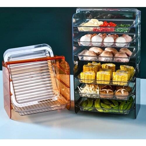 Multi Layer Dish Preparation Creative Net Red Tray Dish Wall Hanging Kitchen Multi Layer Hot Pot Dish