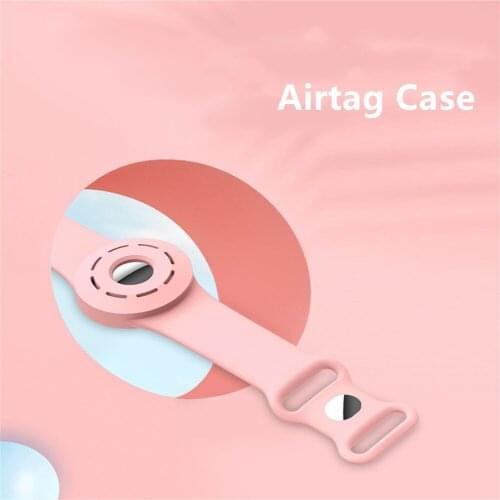 Soft Silicone Bands for Apple AirTags Anti-Scratch Lightweight Replacement Strap Protective Skin Cover Children Smart Accessorie