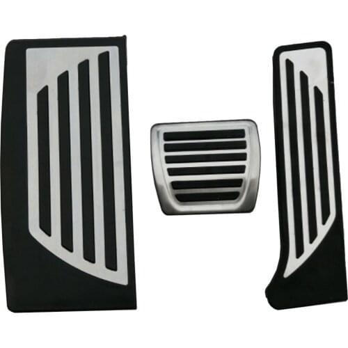 Stainless steel Car Pedal Pads Cover AT For Alfa Romeo Giulia Stelvio Automatic File 2015 2016 2017 2018
