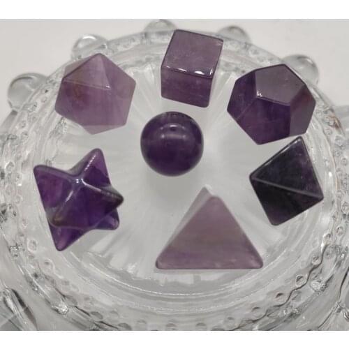 Naturalamethys crystal quartz mineral healing stone decoration feng Shui, decorations decorate the house put a gift seven chakra