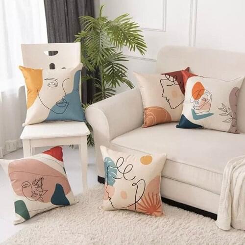 45x45cm Cushion Cover Modern Pillow Cover for Living Room Car 18x18inch Luxury Sofa Decorative Kussenhoes Home Decor