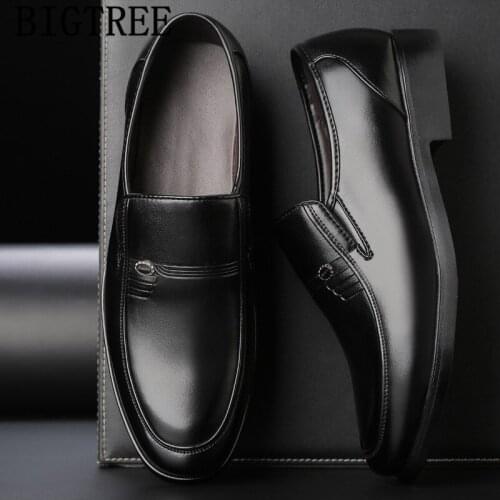 Oxford Shoes For Men Dress Shoes Formal Wedding Shoes Leather Dad Shoes Designer Mens Pointed Toe Dress Oxfords Sapato Social