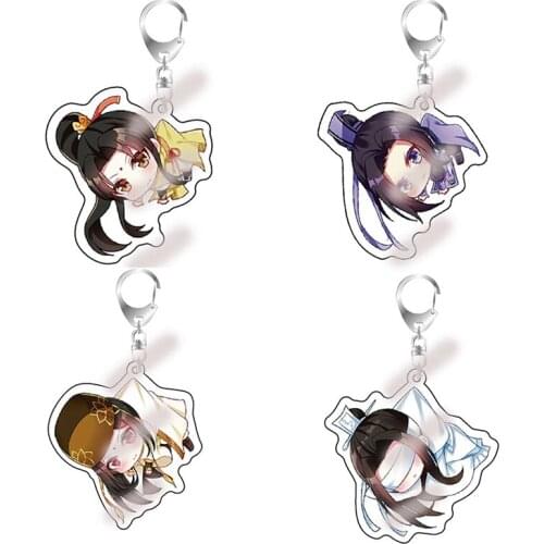 Hot TV Opera Mo Dao Zu Shi Keychain Cartoon Grand-Master Of Demonic Holder Fashion Cultivation Keyrings Jewelry Christmas Gift