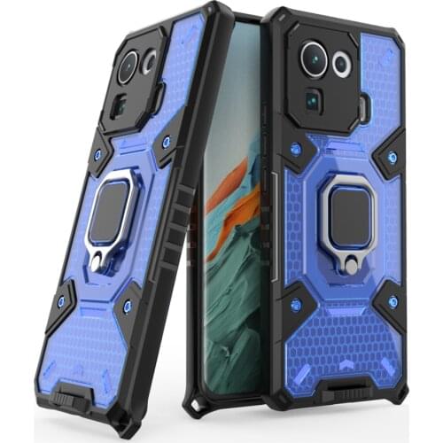 Shockproof TPU Bumper Ring Stand Fundas PC Cover For Xiaomi Mi10s Mi 10S Mi11 11 Lite Pro 11lite 11pro 5G 4G Case Coque Shell