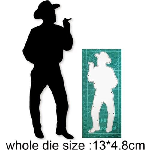 Craft dies Metal cutting dies cut die mold man smoking decoration Scrapbooking dies paper craft knife mould blade punch stencils