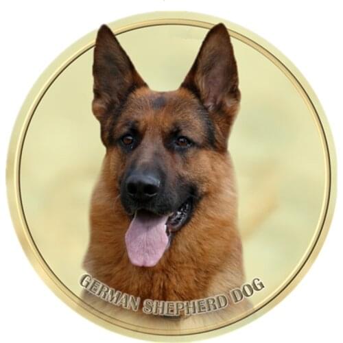 S40332# Various Sizes PVC Decal German Shepherd Car Sticker Waterproof For Bumper Rear Window Laptop Refrigerator Toilet