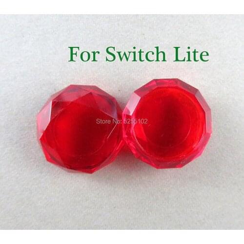 4pcs For Nintendo Switch Lite Joy Con Crystal Thumb grip Cap FOR Switch Joycon Silicone Non-slip Crystal ThumbSticks Grip Cap