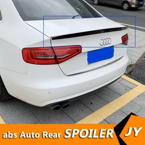 For Audi A4 spoiler High Quality ABS Material Car Rear Wing Primer Color Rear Spoiler For Audi A4 A4 A4L Spoiler 2010-2015