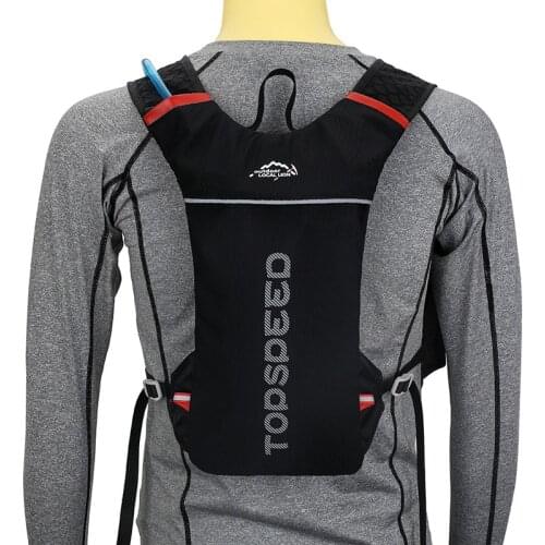 Topfight Outdoor Two Strap Runnning Water Bags with 1.5L Storage Bag Trail Running Hydration 5L Ultra Vest Backpack