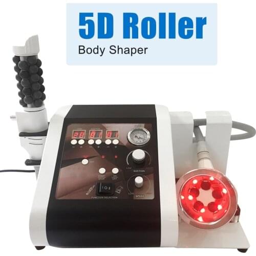 5D body shaper vaccum roller body massager liposuction sliming machine anti-cellulite diathermy butt lifting machine
