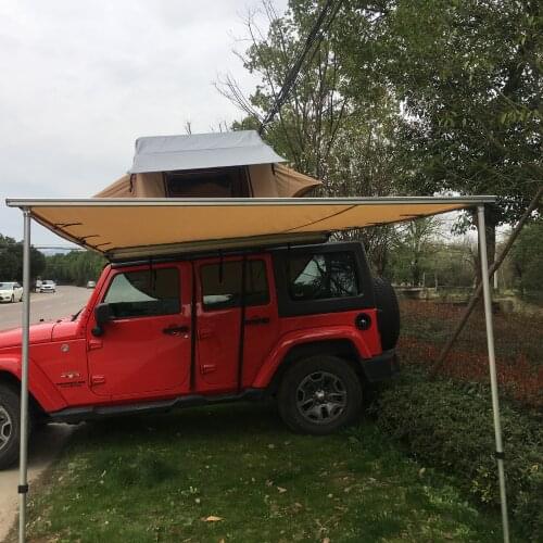 Outdoor Sunshade Retractable Car Awning for Family Travel