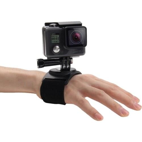 3 in 1 Hand Wrist Arm Leg Straps 360-degree Rotation Mount for GoPro , DJI Osmo Action, Xiaoyi and Other Action Cameras