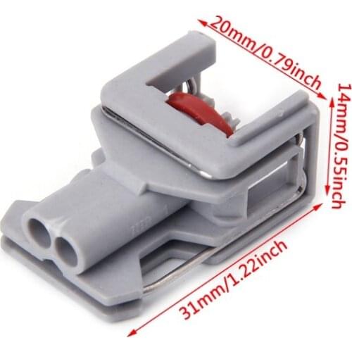 5 Sets 2 Pin Waterproof Connector For Delphi 10811963 Fuel Diesel Injector Fuel Rail Plug