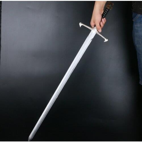 80cm PU Film and Television Game Weapon Prop Cosplay Longclaw Great Sword Katana Samurai Sword Knife Weapon Espada Toys for Teen