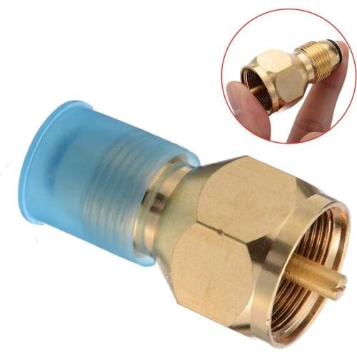 Gas Adapte Propane Refill Adapter Lp Gas 1 Lb Cylinder Tank Regulator Coupler Outdoor Camping Tool Parts