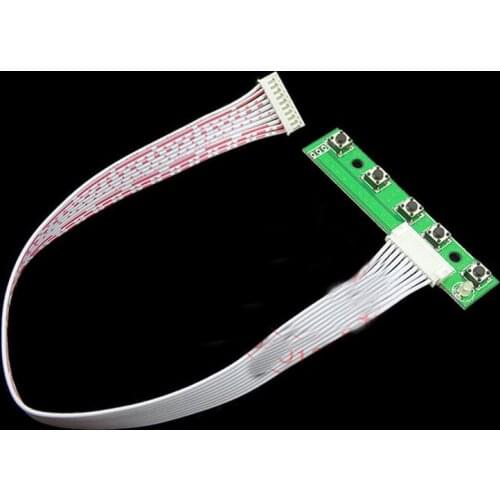 Free shipping 1pc 5 keyboard connector for TV5 PCB800099 V.9 for Car LCD driver board button PCB board connector