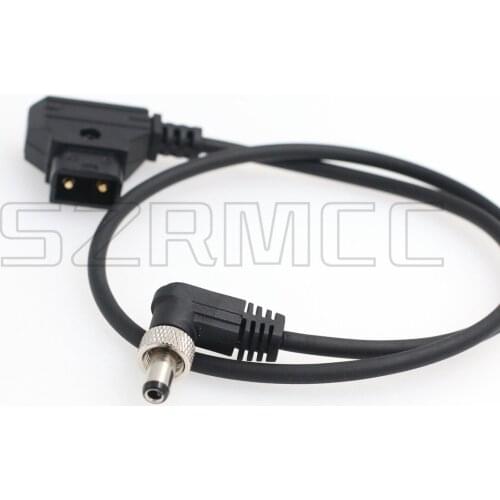 D tap to Right Angle DC 5.5x2.5mm Locking Collar Power Cable for Decimator MD-HX DMON-Quad
