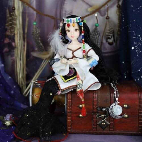 1/6 BJD TAROT CARD The High Priestess Major Arcana 30cm joint body MMGirl Doll Premium gift box packaging girl toy gift