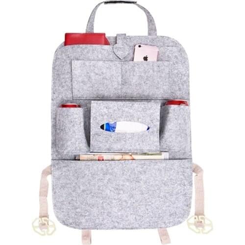 Eggzygo Car interior Seat Back Goods Regulator Car Organizer Seat Back Felt Organizer