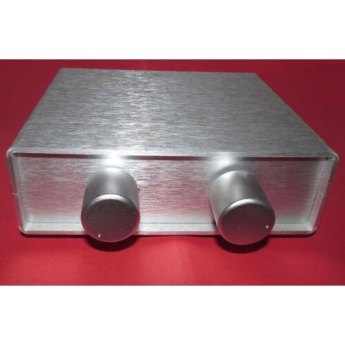 4 way selection passive front controller, high precision 4×23 gear precision shunt stepping 250K 2-channel volume potentiometer
