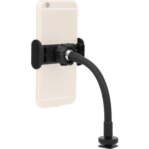 Portable Hose Phone Clip Smartphone Live Broadcast Clamp Holder Ring Light Phone Stand camera tripod
