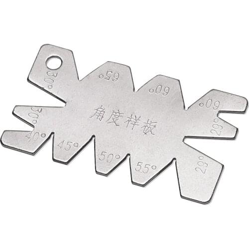 Screw Cutting Gauge Angle Arc Model Stainless Steel Machining Threads Useful Angles Measure Tool