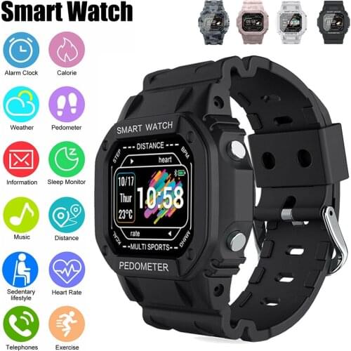 Smart Watches for Men Women Activity Fitness Tracker with Heart Rate Blood Oxygen Monitoring Multi-Sport Modes Digital Clock