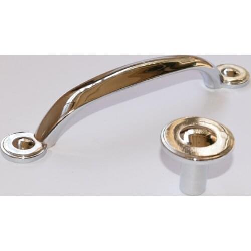 Modern Chrome Furniture Hardware Handles Pull Kitchen Cabinets Pull Knobs Drawer Wardrobe Cupboard Pull