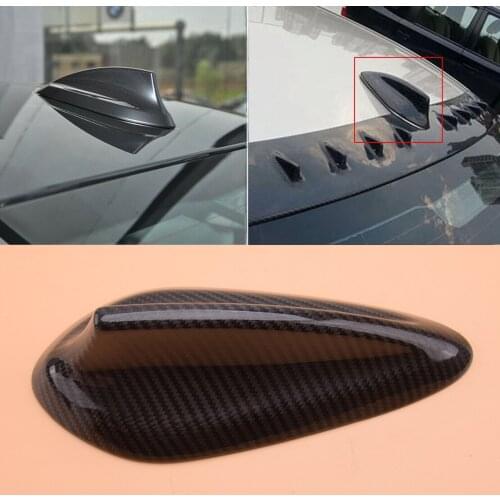 Carbon Fiber Black Antenna Shark Fin Cover Trim Fit for BMW F22 F23 F30 F32 F33 F35 F36 G11 G12 G30 G38 M2 F87 M3 F80 M4 F82