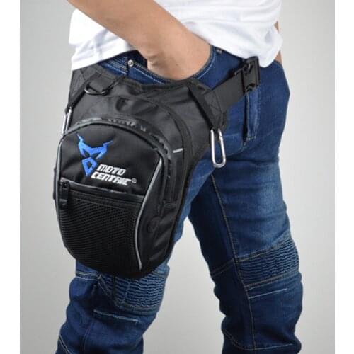 Men Waterproof Oxford Waist Drop Leg Bag Thigh Hip Bum Belt Fanny Pack Casual Shoulder Bag Motorcycle Ride Outdoor Running Sport