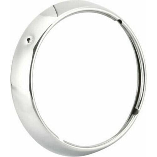 7 Inch Motorcycle Chrome Headlight Headlamp Trim Ring Cover For Harley Touring Road King Electra Street Glide Tri Glide