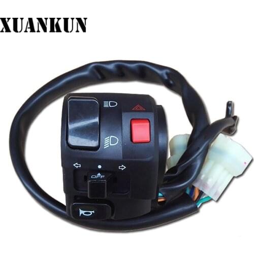 XUANKUN Motorcycle Accessories Left Hand Switch CF125-3 Horn Overtaking CFMOTO