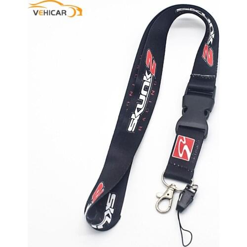 VEHICAR Car Lanyard Neck Straps For SKUNK2 Auto Fashion Lanyard Car Keys House Keys ID Badges Card Detachable Accessories