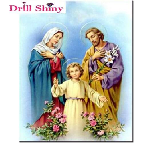 Child Kits for embroidery diamond pictures of crystals painting rhinestones religion home decoration new year gift