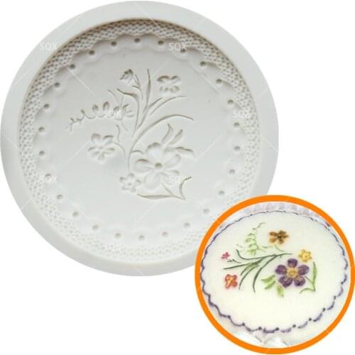 Plum Blossom Fondant Cake Baking Molds,Moule Silicone,Cake Decorating Tools Pastry Tools Kitchen Accessories SQ1787