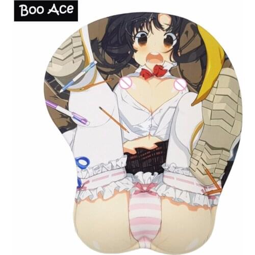 Senran Kagura Anime Gaming 3D Mouse Pad with Soft Wrist Rest Original 2WAY