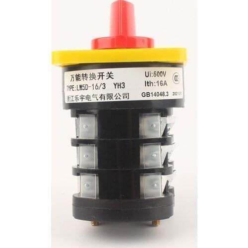 China very popular change over switch LW5 16A rotary switch