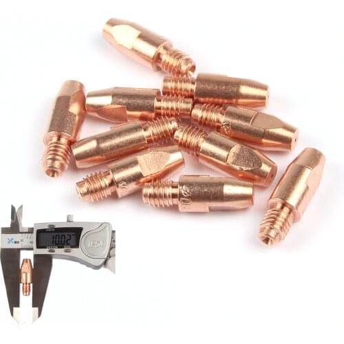 10Pcs MB 36KD Contact Tips Consumables M8*30mm 0.8/1.0/1.2mm Holder Torch Gun Nozzle MIG/MAG Co2/Gas Accessories Soldering Tool