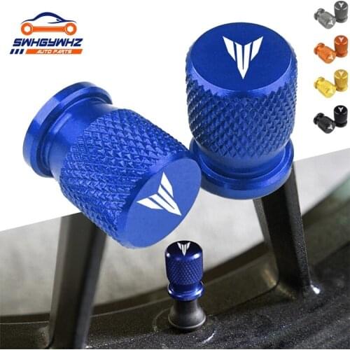 Motorcycle Tyre Valve Cover Tire Air Port Stem Cap Plug CNC Aluminum For YAMAHA MT03 MT07 MT09 MT10