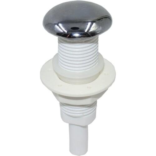 Massage Bathtub Spa Air Bubble 8mm Pipe Interfac Jet With Chrome Plating Air Blower Nozzle 60-05 Air Jet