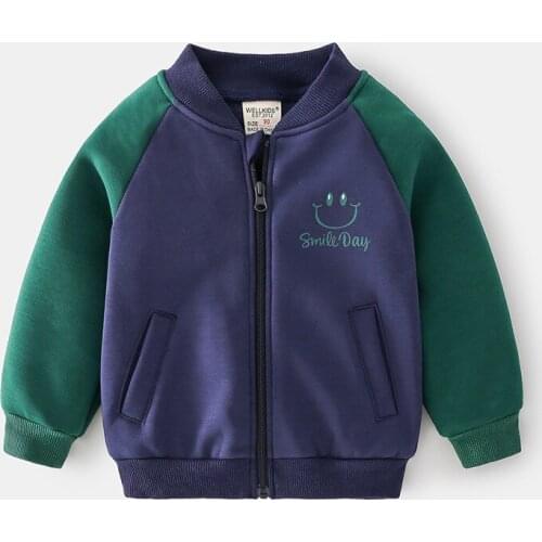 Autumn Boys Baby Trench Coat Kids Fleece Jackets Children Clothing For Girls Thick Outwear Children Sportswear Kids Coats 2-6Y