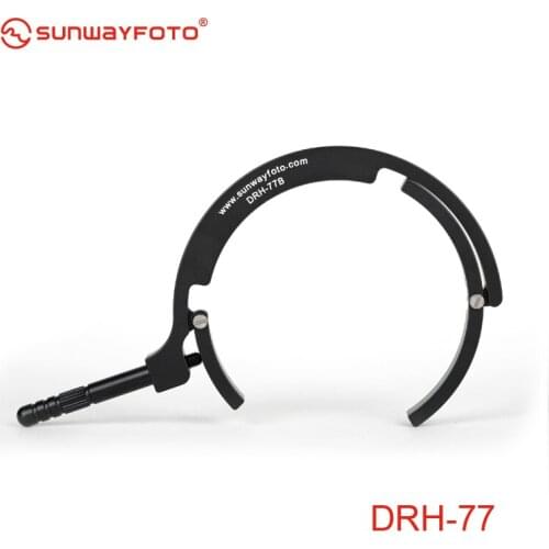 SUNWAYFOTO DRH-77 Lens Support Tripod Quick Release Plate Telephoto Lens Support Focusing Handle Lens Support For DSLR