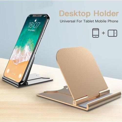 Portable Phone Stand Adjustable Foldable Tablet Mount Desktop Phone Holder Cradle Dock for IPhone 11 Pro XS Max XR Support Desk