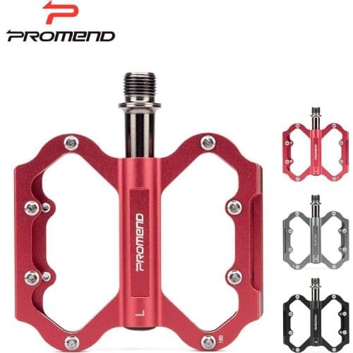 Promend Road Bike Pedals Aluminum MTB Mountain Non-slip Ultralight Folding Bicycle Sealed Bearing Pedals Bike Accessories