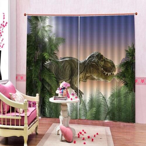 3D Curtain Luxury Blackout Window Curtain Living Room cartoon for children curtains animal curtains